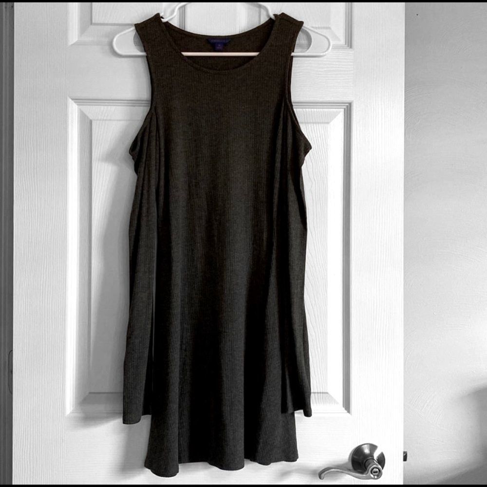 AEROPOSTALE | Open Shoulder Grey Dress Size Medium
